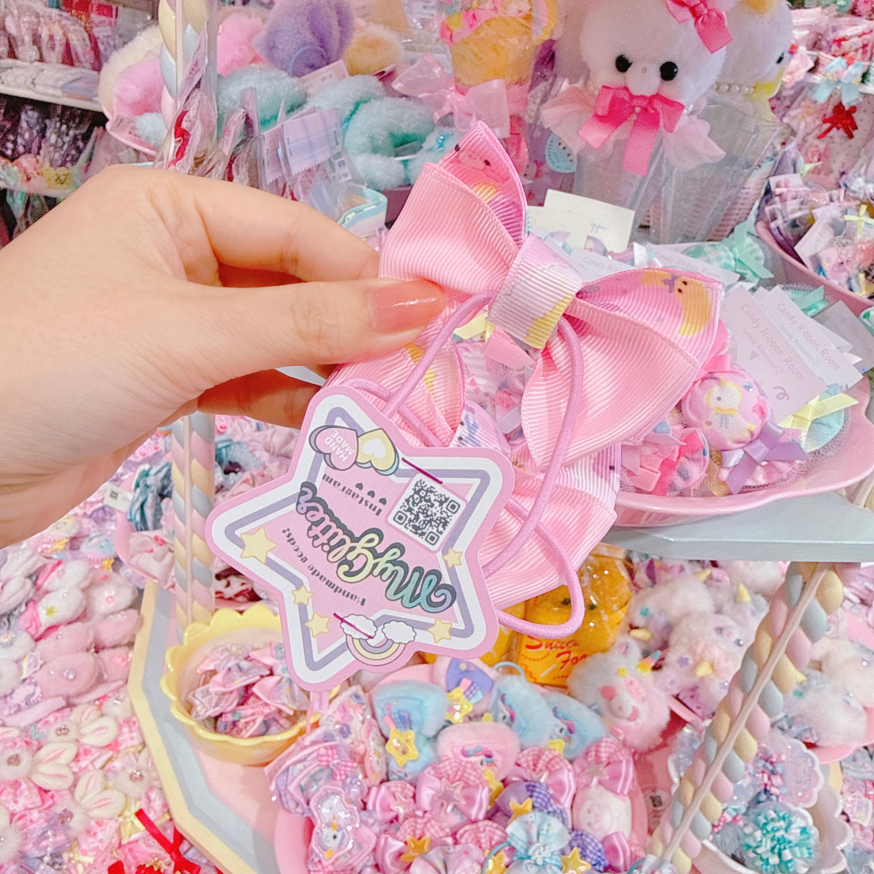 【K6】87-4シンプルツインヘアゴム