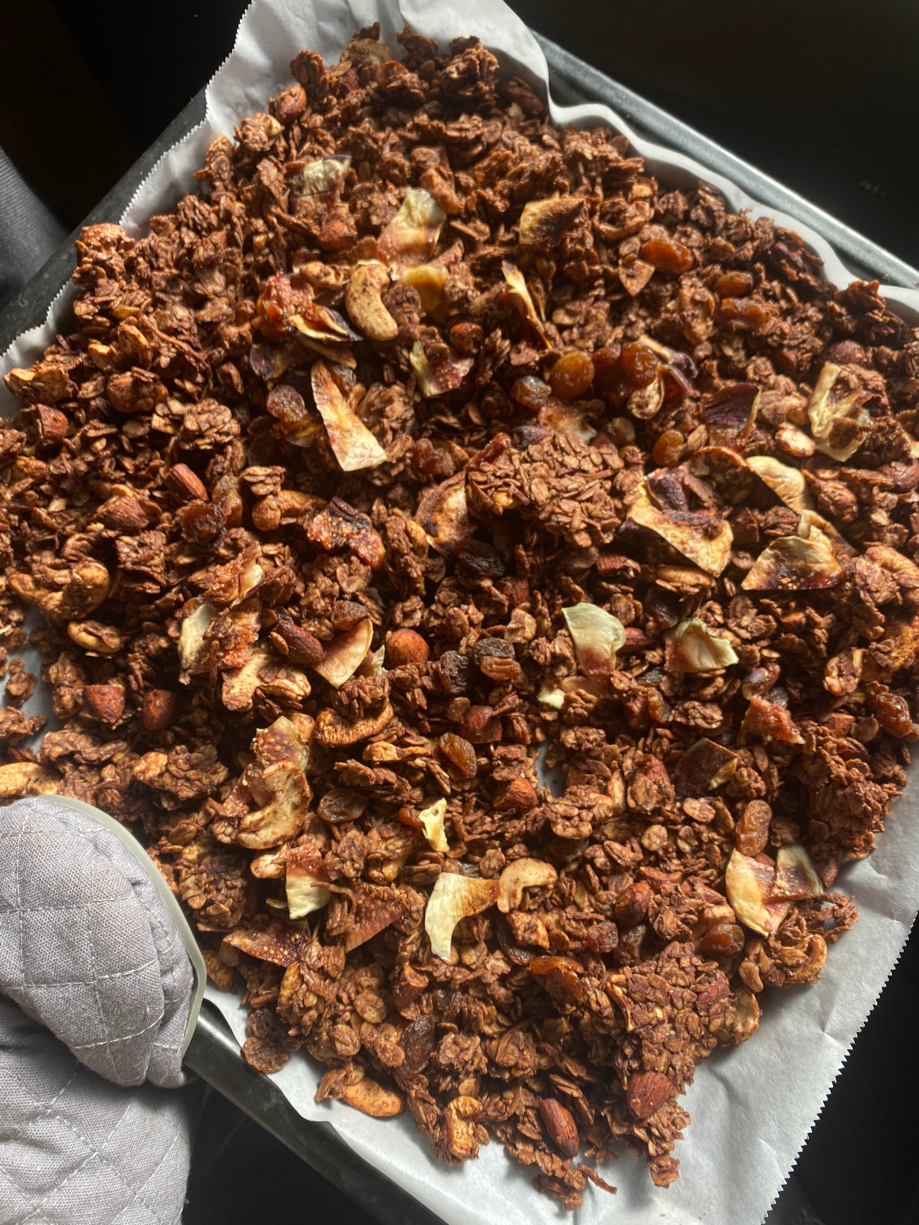 いちじくのココアスパイスグラノーラ