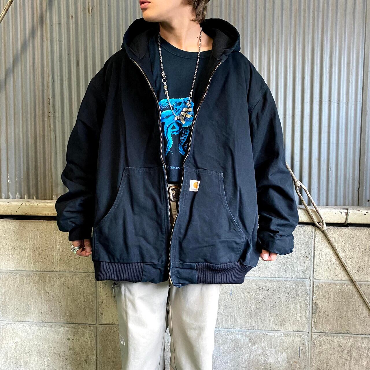 肩幅61cmcarhartt  アクティブジャケット3XL  希少カラー　ヴィンテージ