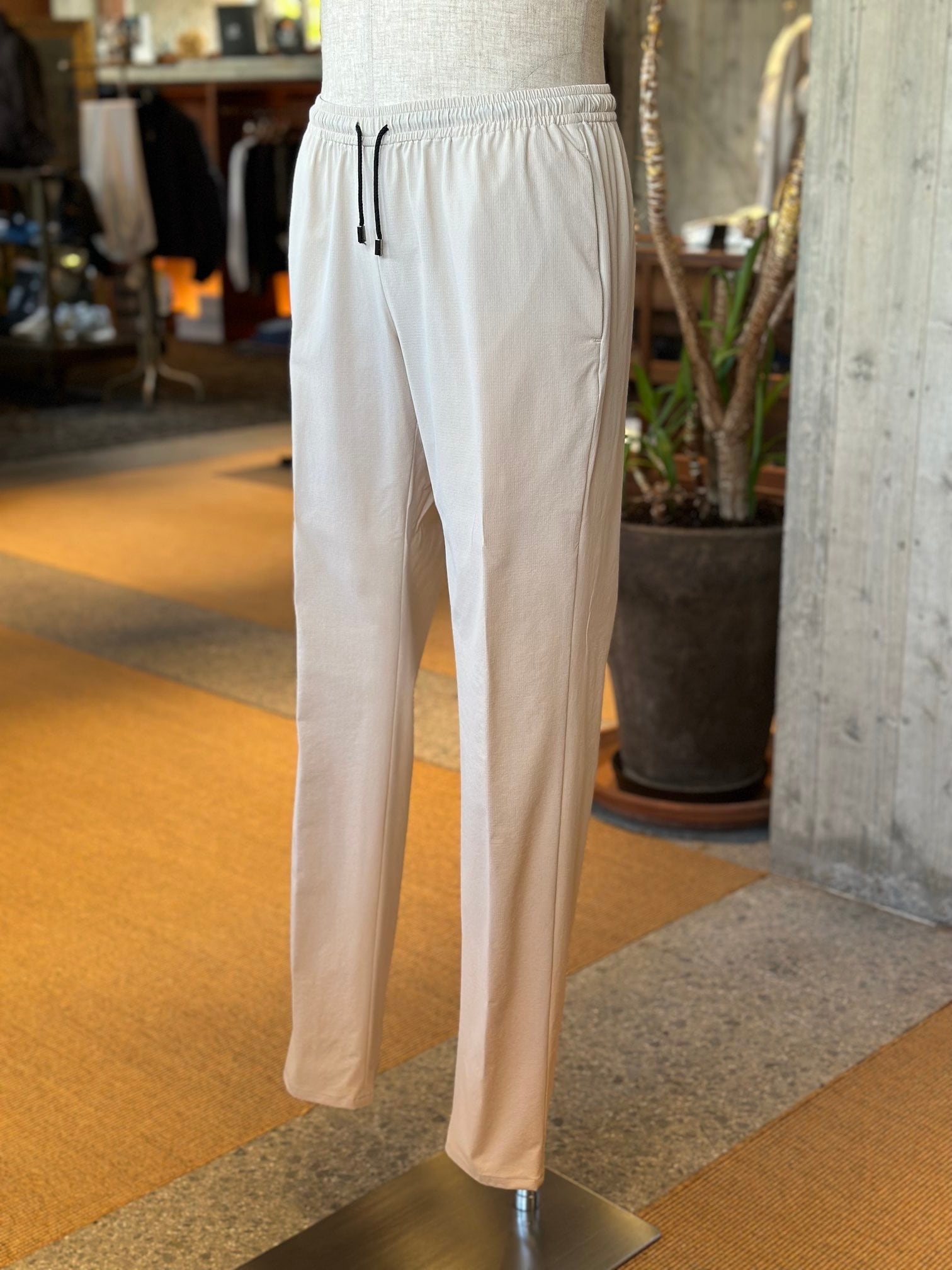 giabsarchivio / MANFRED SHAKA NUME RIP ナイロンストレッチイージーパンツ