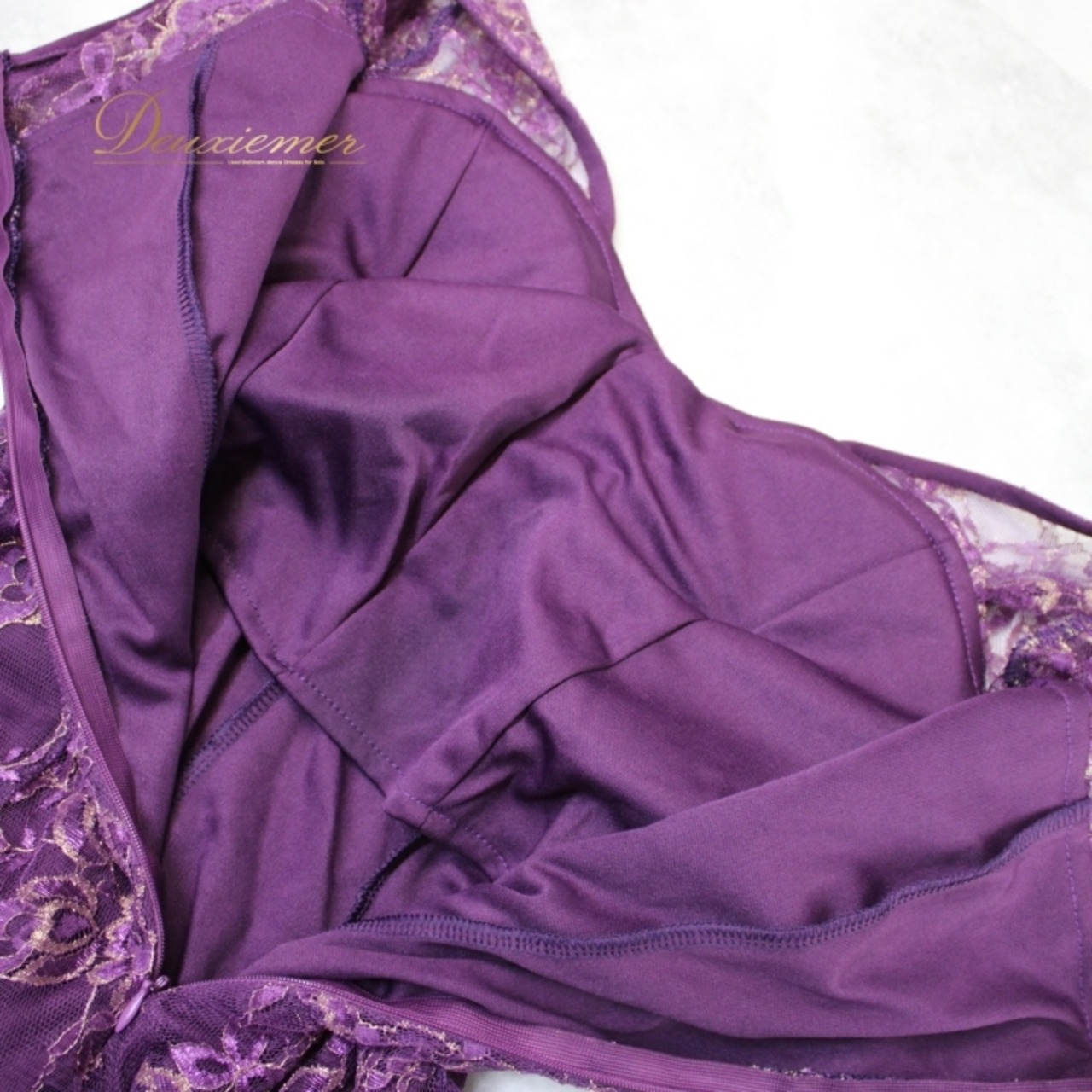 社交ダンス 衣装 スタンダード ドレス ワンピース パーティ衣装 オールシーズン Leirena レイリーナ 紫 パープル系 チョーカー レース ディープパープル 花柄 レースドレス フロアロング 丸首 ロングスリーブ フィット感 ストレッチ素材 ダンス用衣装 女性服 おしゃれ 大人用 社交ダンス用 フェミニン チャーミング 特別イベント 舞踏会 着やすい 高品質