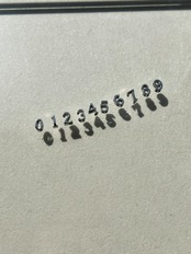【4桁まで】number bracelet