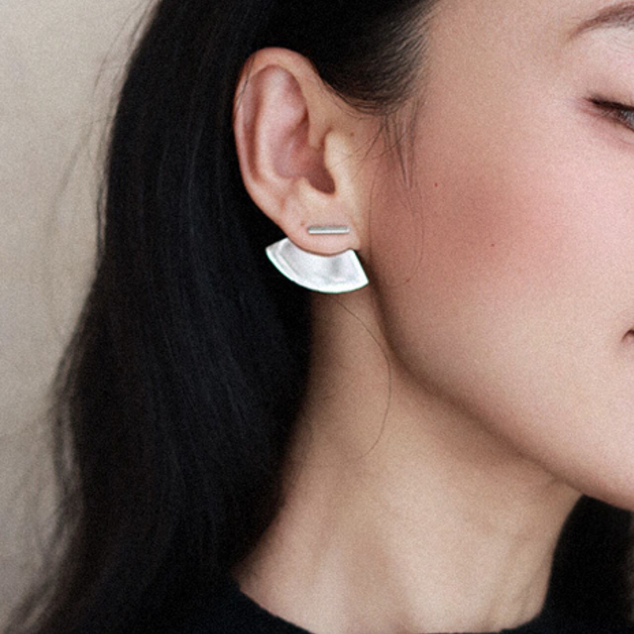 Geometric earrings in 2 colors S1154