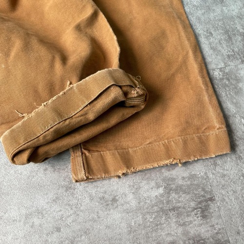 20s USA製 ブラウン ダブルニー Carhartt B01-M 30×32 詳細写真16