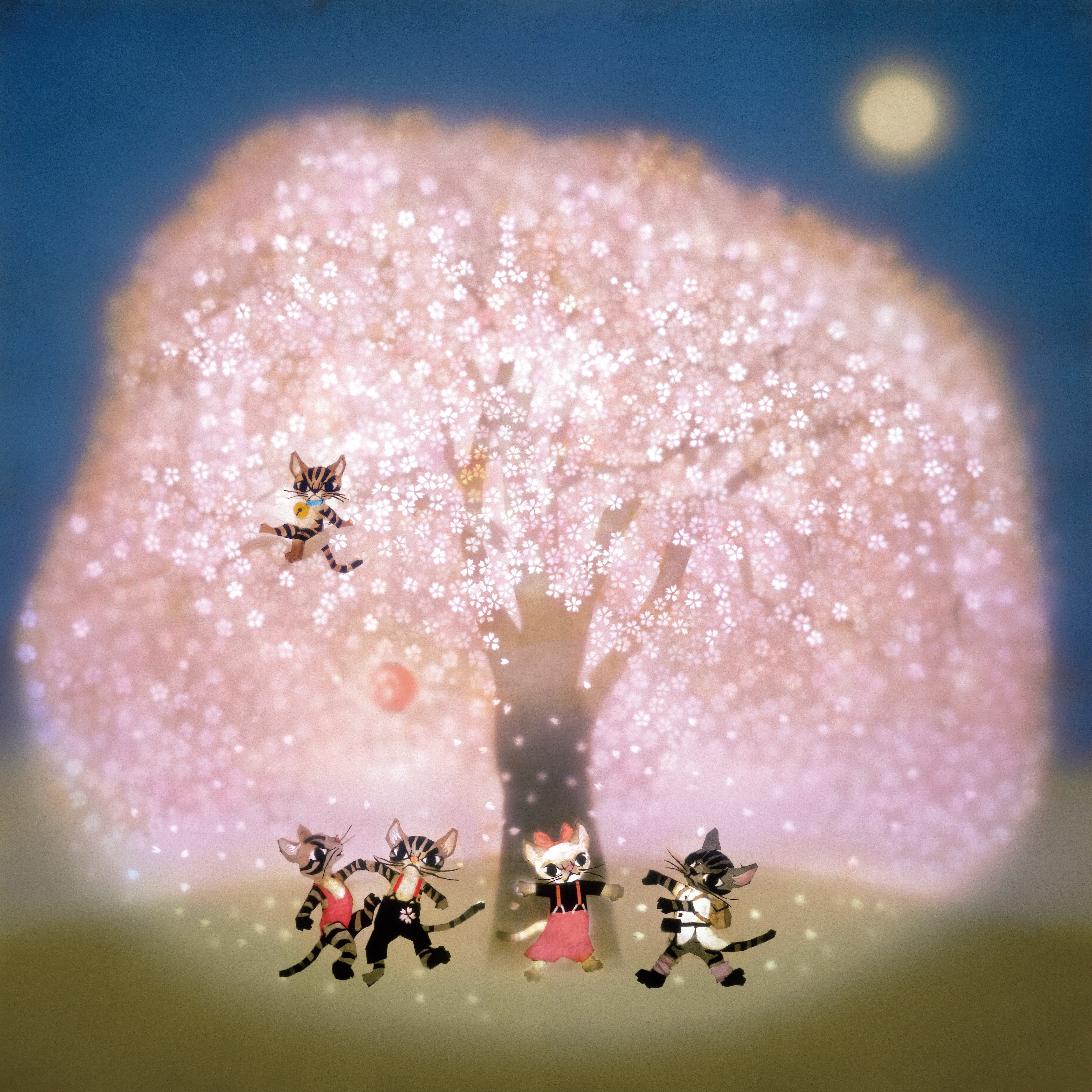 アートポスター　夜桜