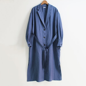 COMM.ARCH.  コム・アーチ　  LINEN LONG SHIRTS COAT　リネンロングシャツコート　DAWN PURPLE