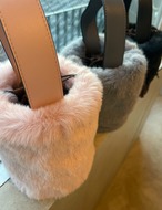 【新作５％OFF・3日間】Eco-Fur Bucket Bag(Shoulder紐付)_6colors