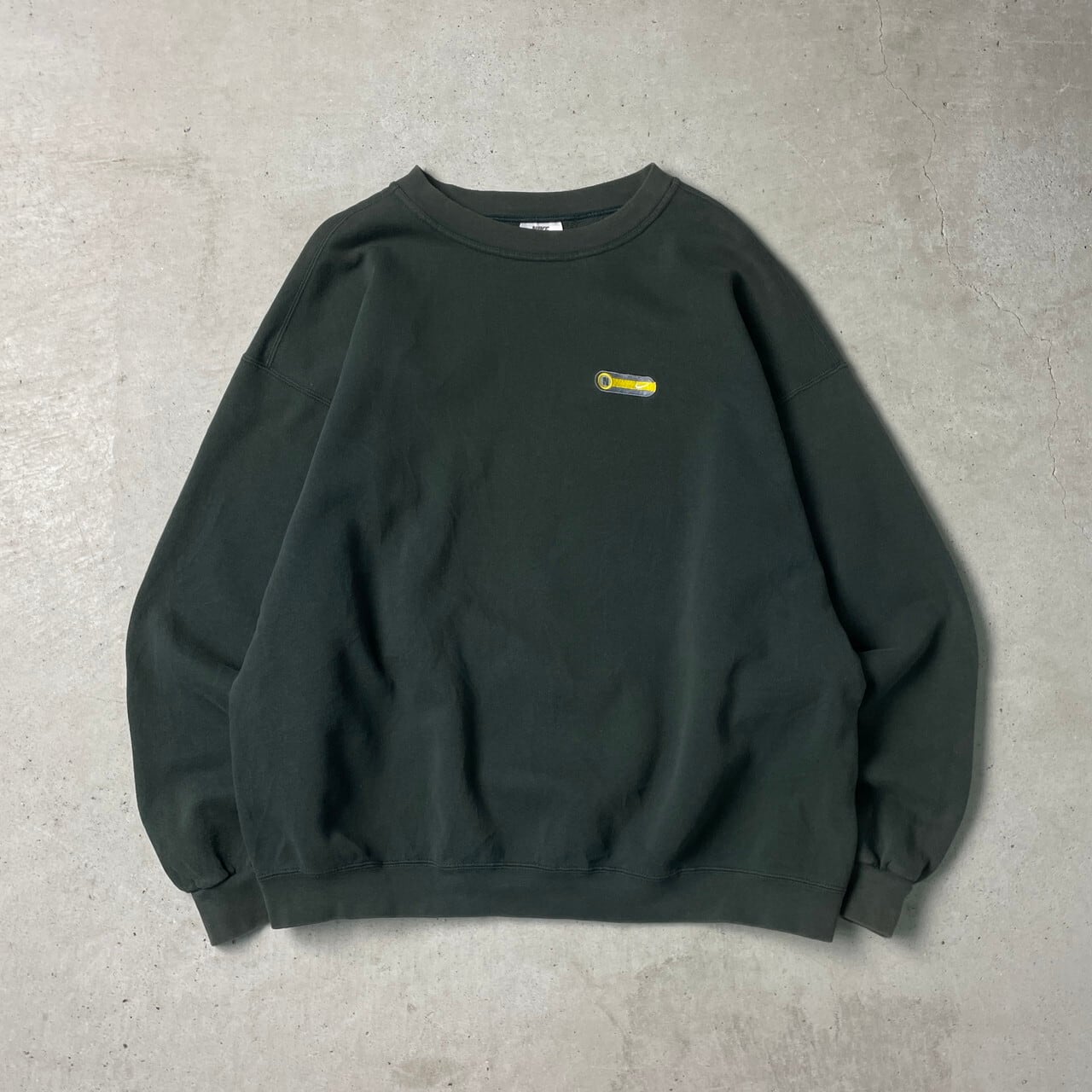 USA製 90年代 NIKE ナイキ スウェットシャツ ワンポイントロゴ刺繍 
