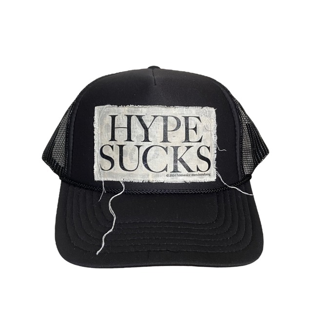 hype sucks trucker hat