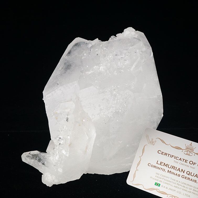 1.6Kg 水晶 クラスター 原石 セルフヒールド ブラジル ミナスジェライス州 コリント産 レムリアンシード 証明書付属 一点物 282-392