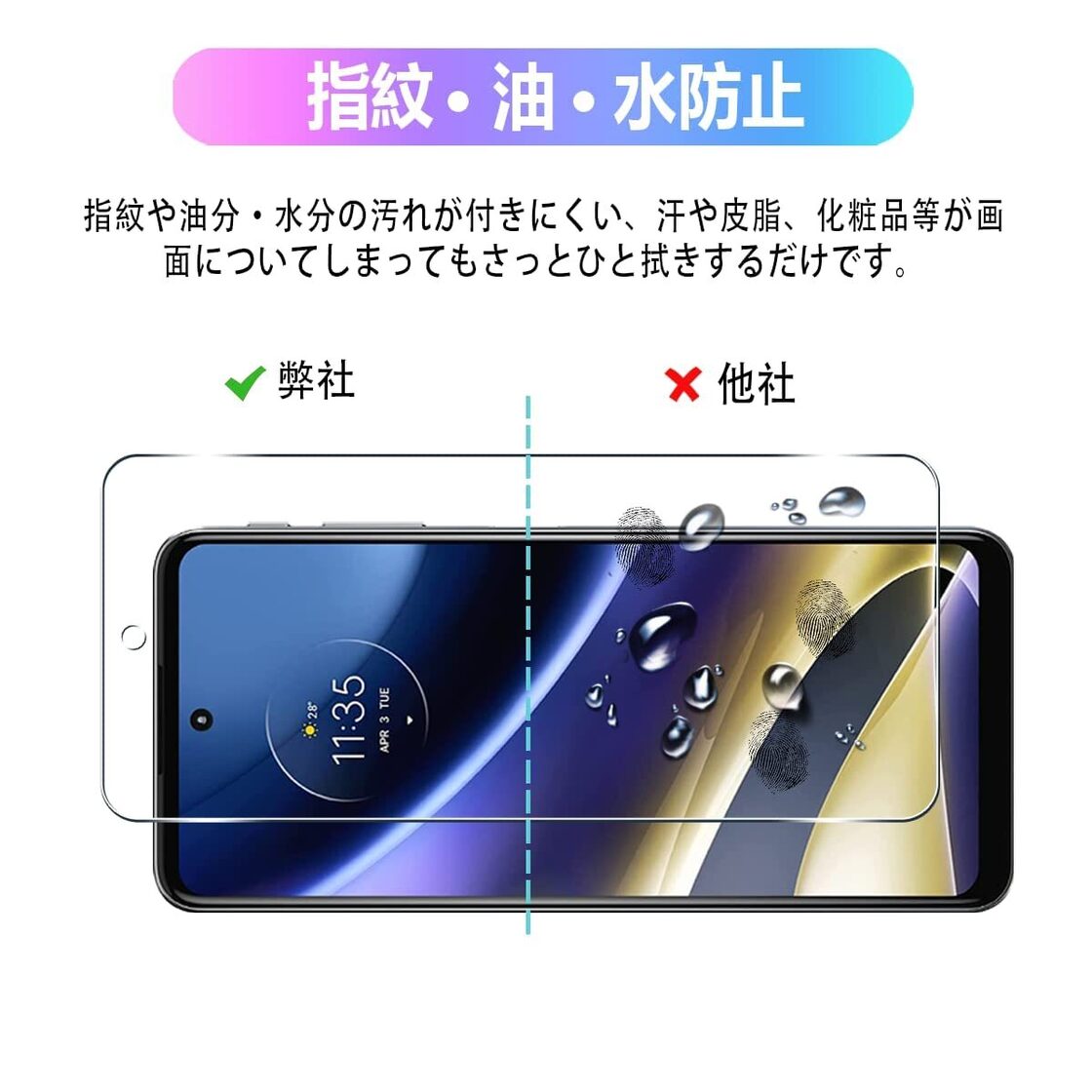 motorola moto g52j 5G SPECIAL ガラスフィルム貼付済（モトローラ 