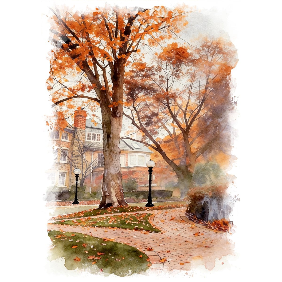 風景画「デイゴの紅い花」油彩画F6/額付き | PAY ID