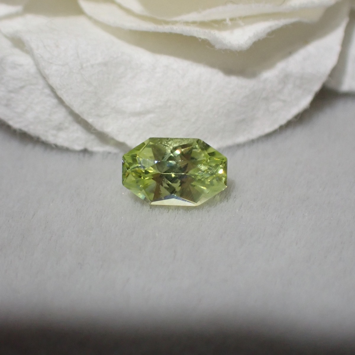 市場最大の4.400ct！超激レアな美しいネオン！パロットクリソベリル 