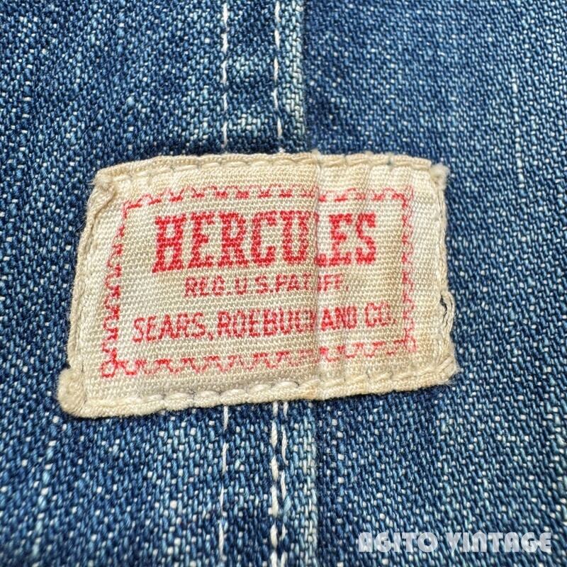 60's HERCULES ヘラクレス デニムカバーオール ブランケットライナー