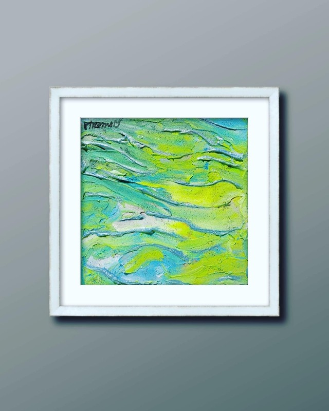 A-103/23】アクリル画 原画 絵画 現代アート キャンバス 真作 抽象画 