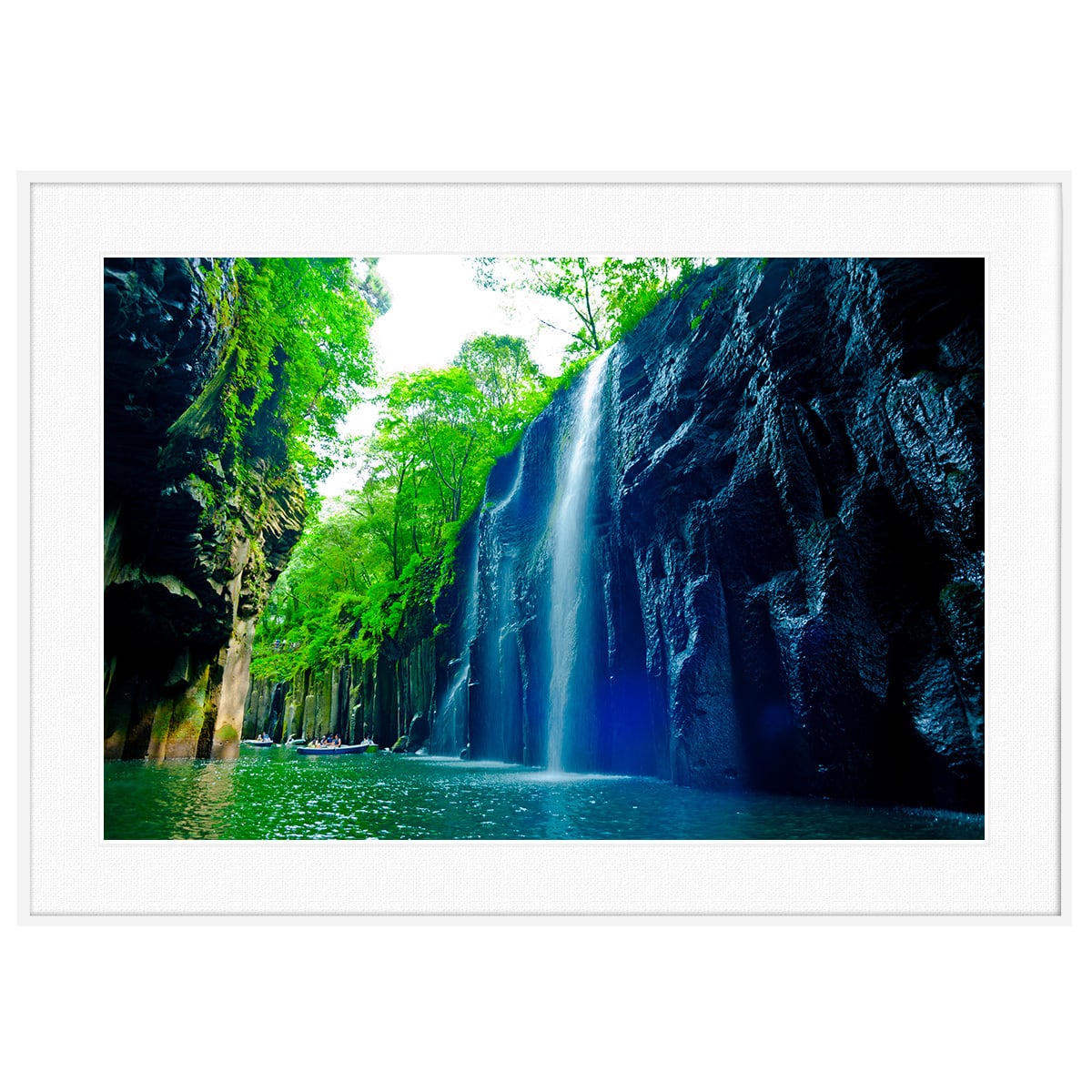 日本写真 宮崎県 高千穂峡 インテリアアートポスター額装 AS2048