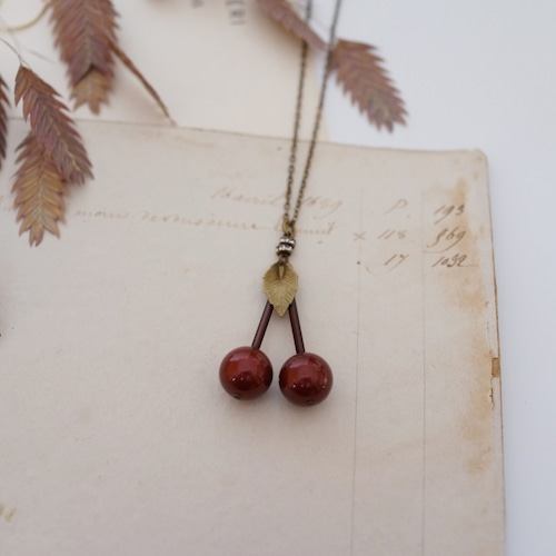 cherry necklace