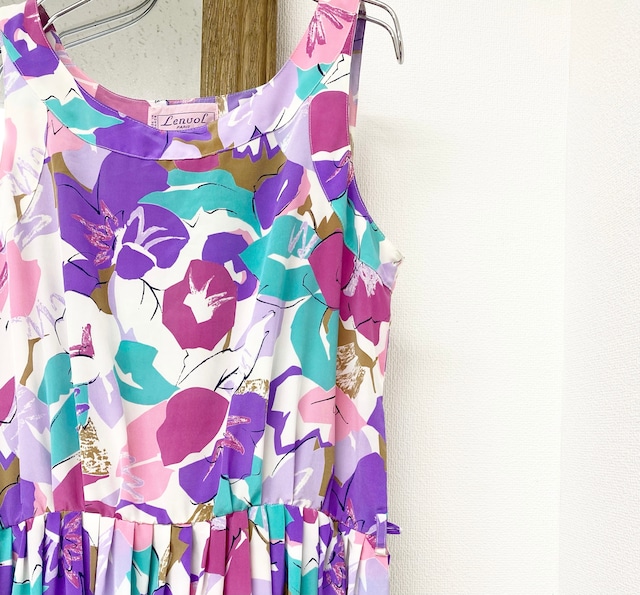 【Lenvol】floral print dress