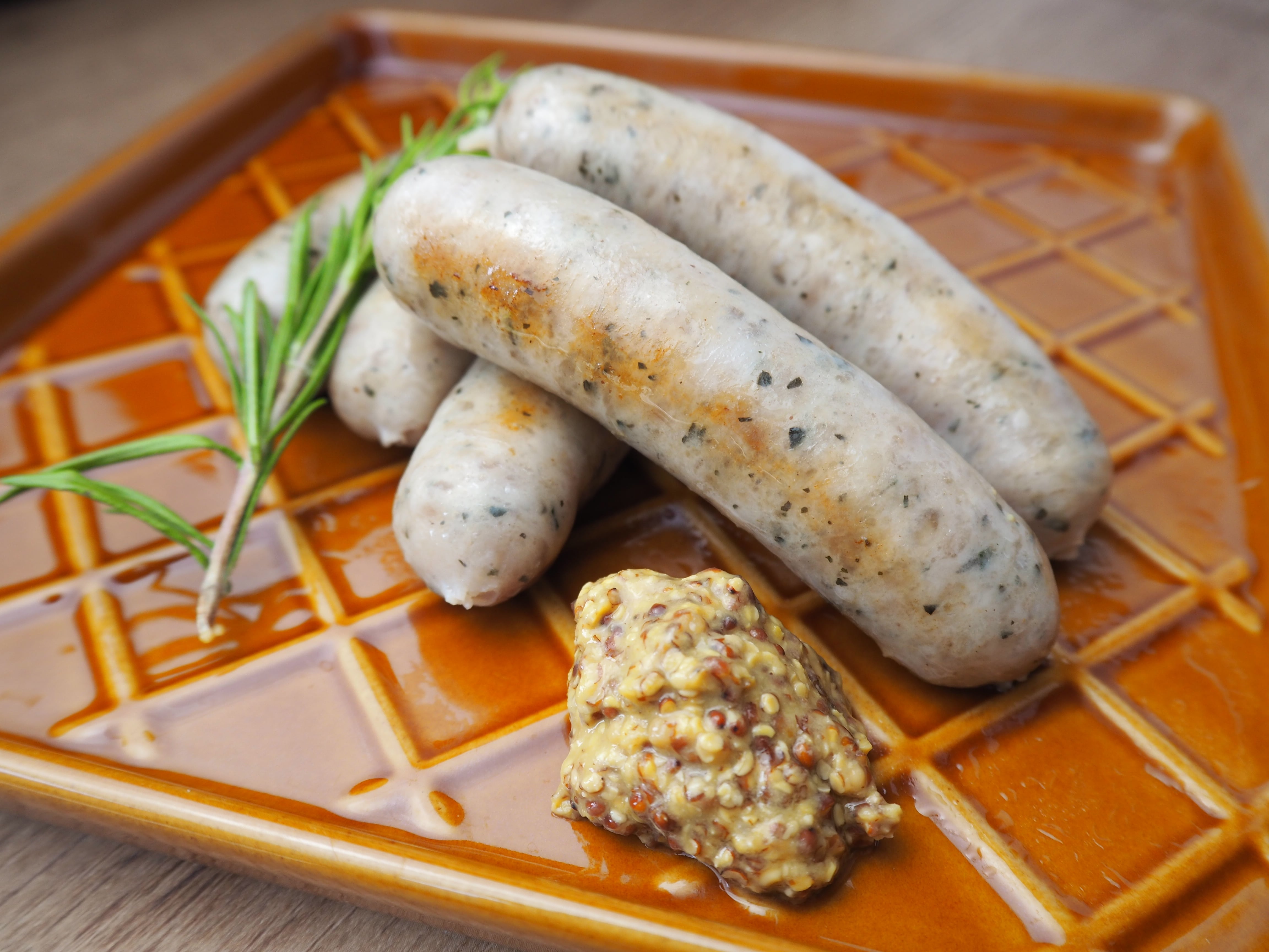 ソーセージ150g（5本入り）レモン＆バジル　【冷凍品】
