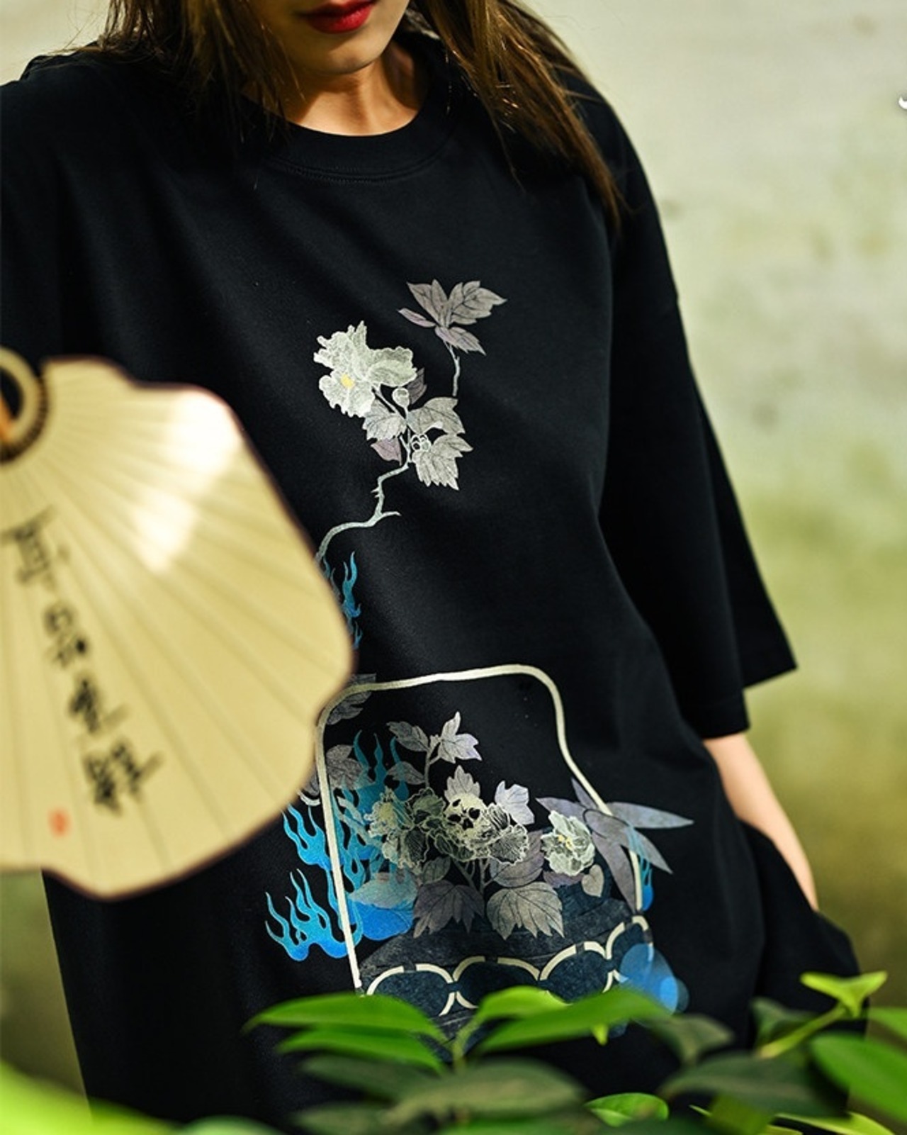 Drop shoulder T-Shirt 2color【G1034】