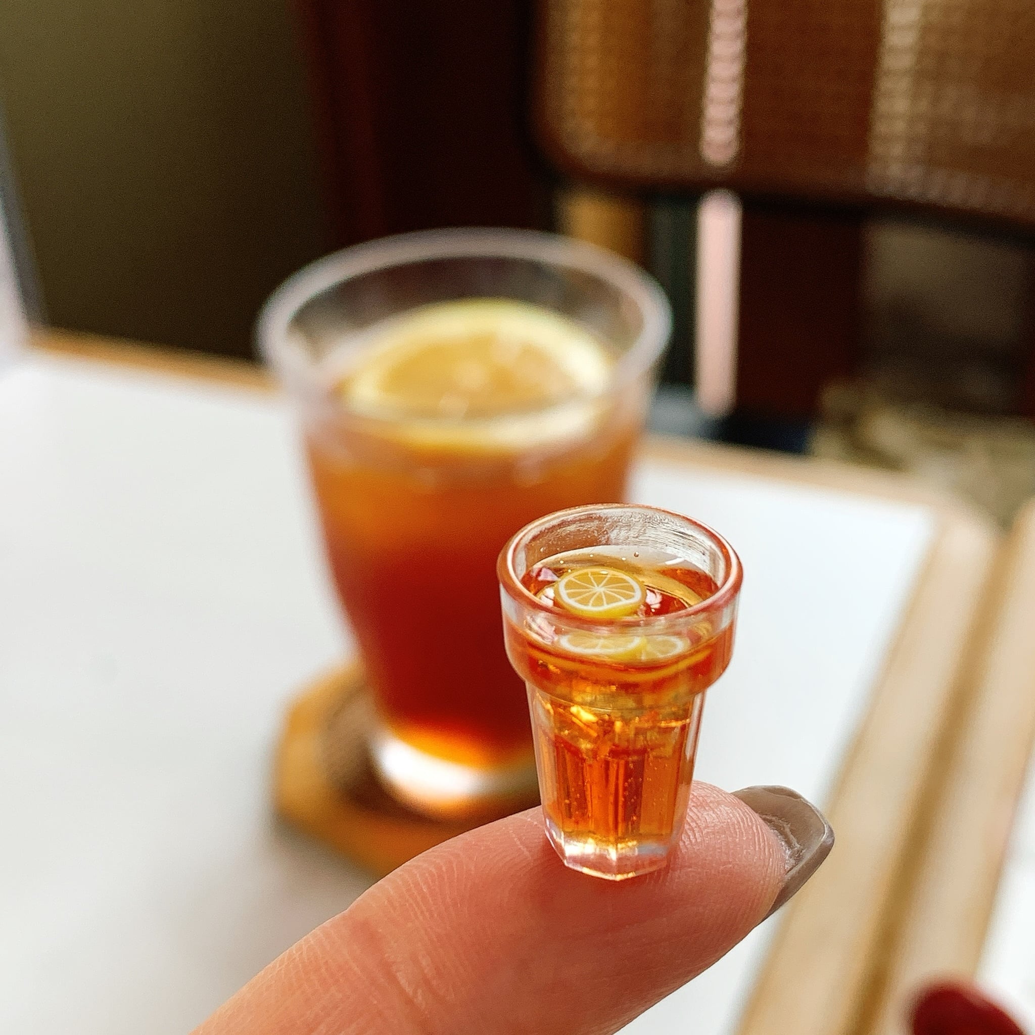 ミニチュアドリンク】レモンティー 1/6 リカちゃん ブライス バービー