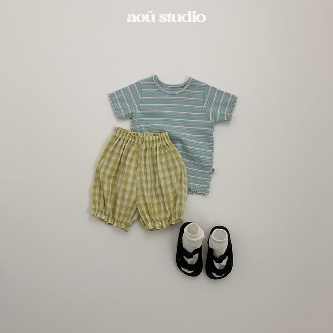 【取寄/韓国直送】aou studio 26/SM ソーダTシャツ｜夏服｜韓国子供服