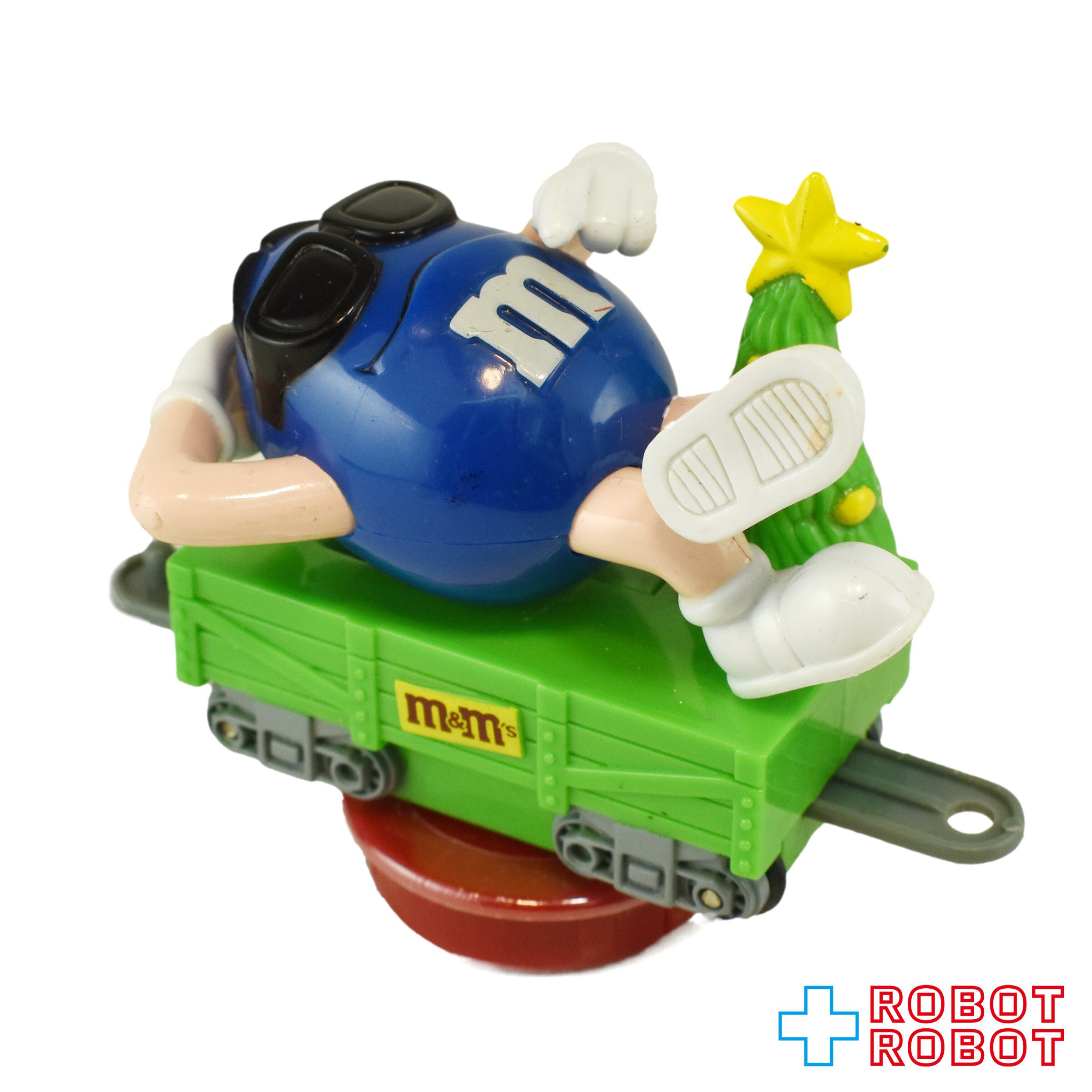 M&M's クリスマス・トレイン・トッパー ブルー クリスマスツリー平貨車