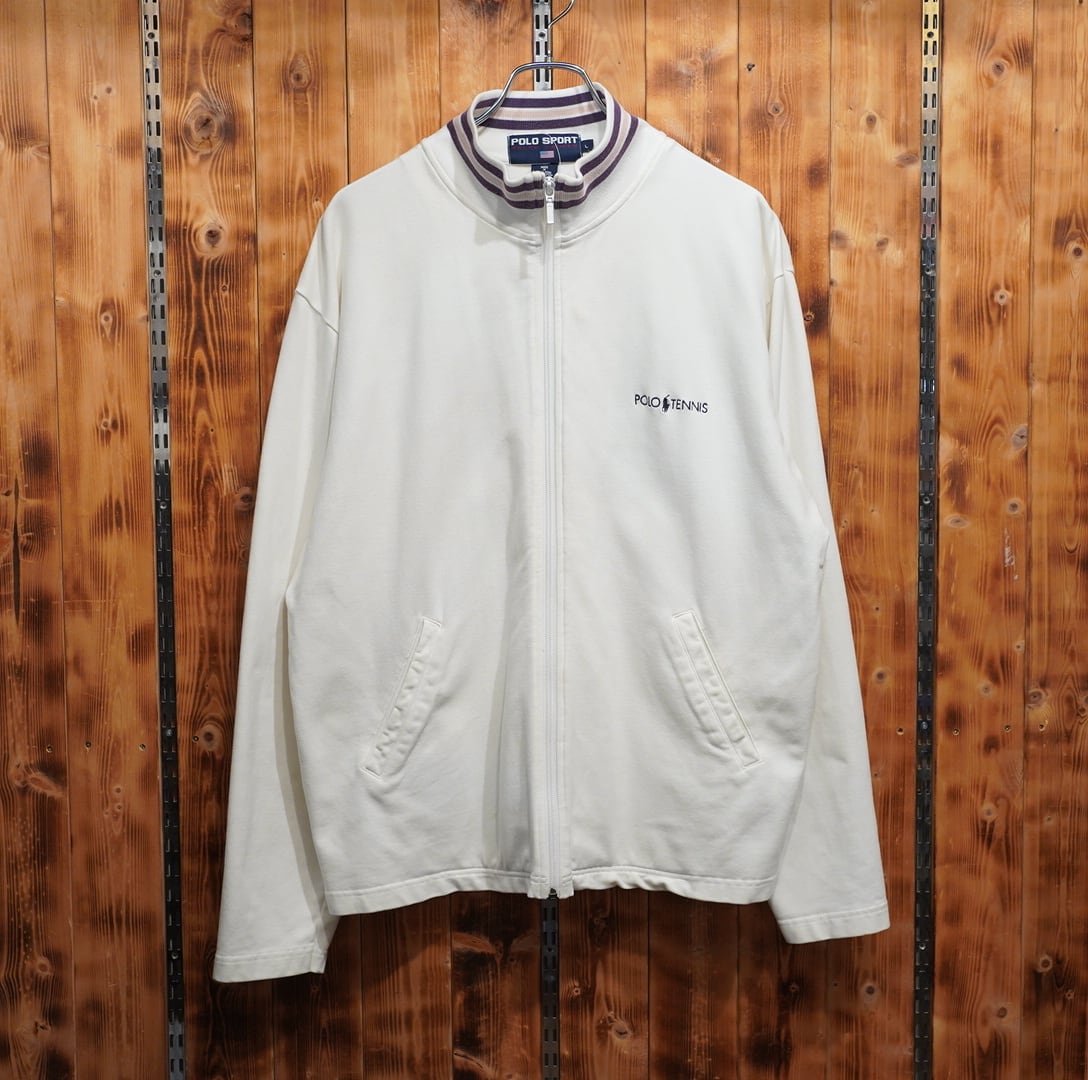 (古着) 90s  ジャージ 襤褸 ボロ 90s polosport ralphlauren ジャージ polo tennis L/ポロスポーツ