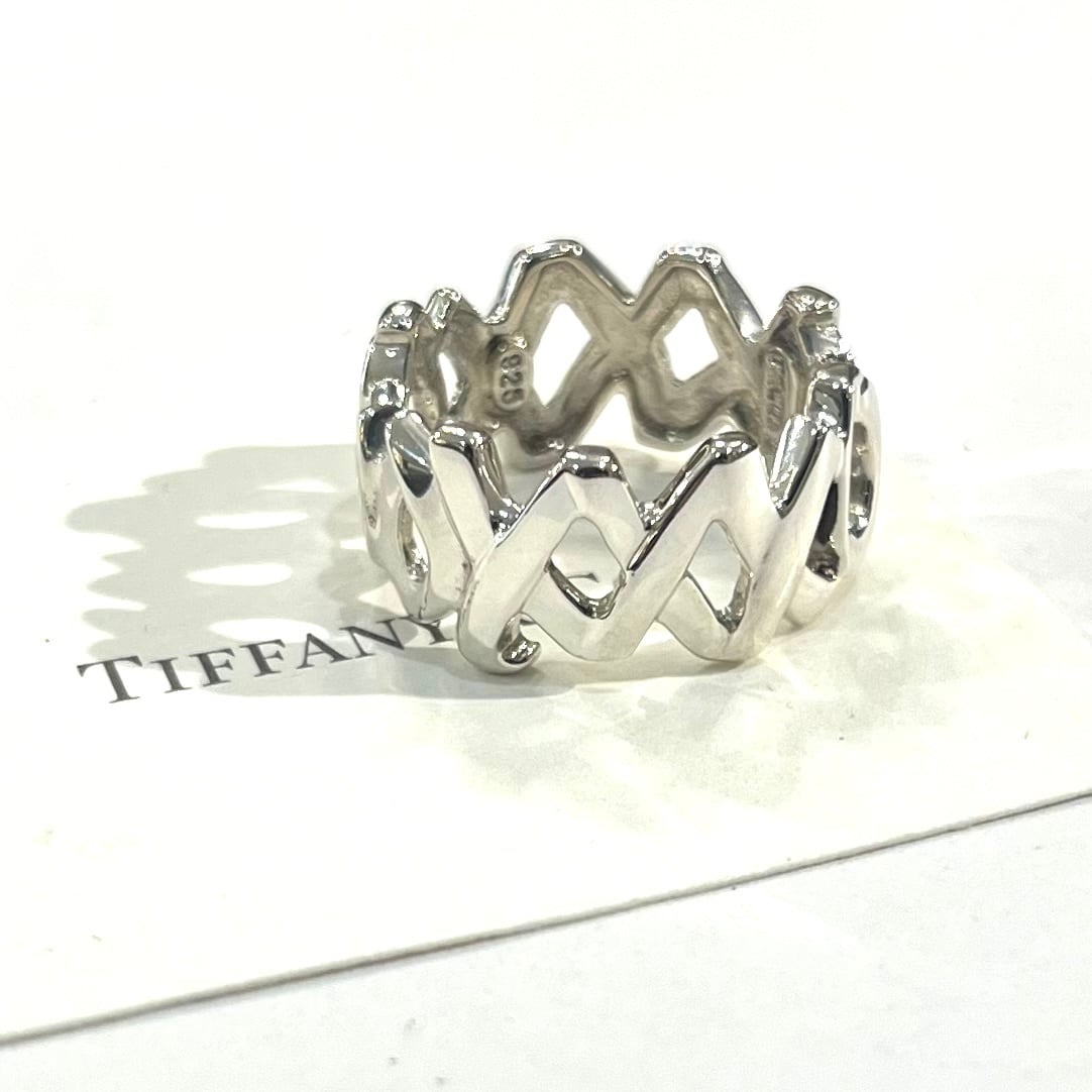 TIFFANY&CO.】【11号】2697 XOXO ラブキスリング／スターリング