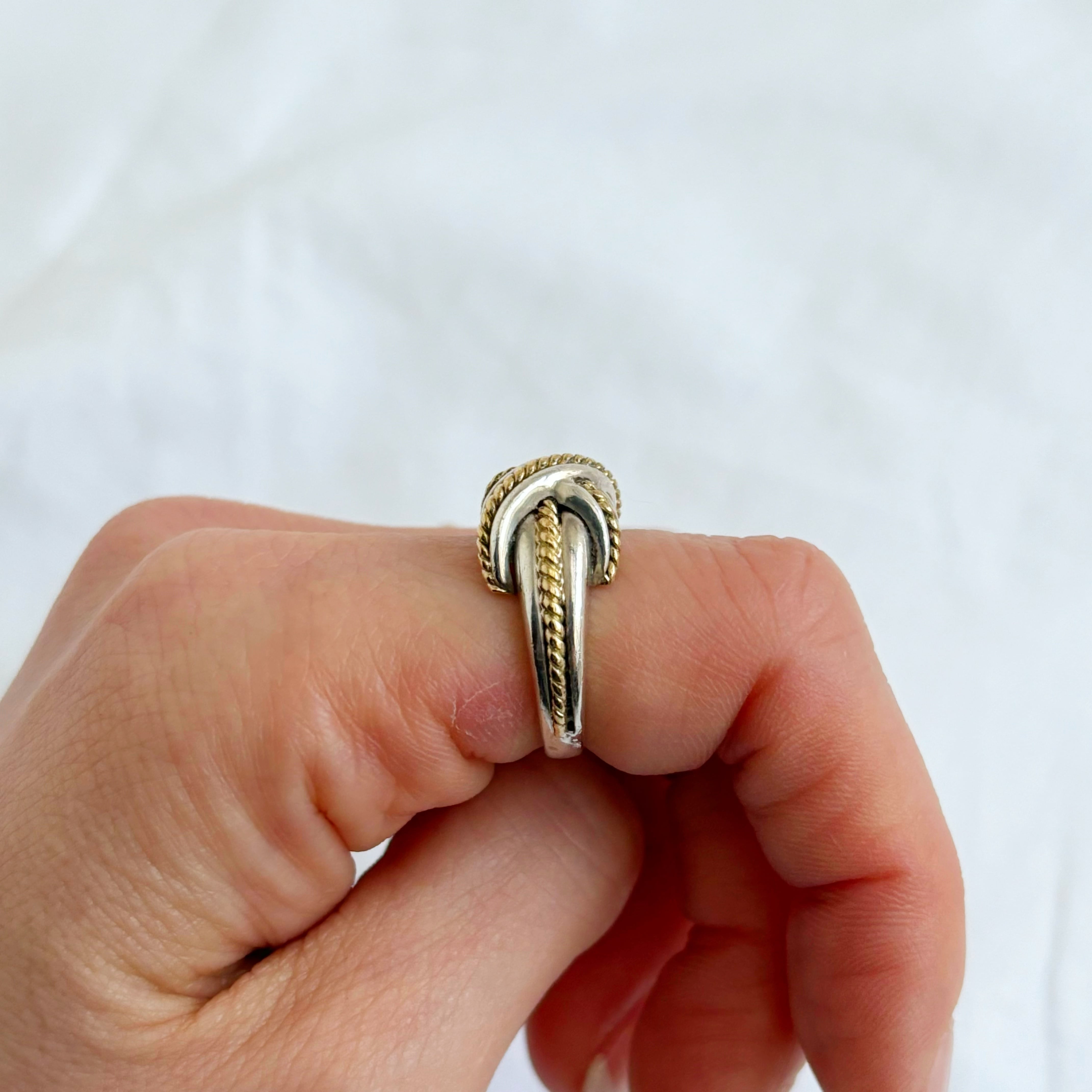 Tiffany & Co. k18 silver signature ring 【8】 | TOKYO Tiffany & Co. k18 silver signature ring 【8】 | TOKYO