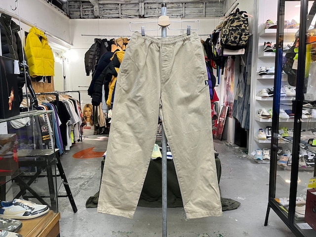 STUSSY BRUSHED BEACH PANT BEIGE SMALL 116553 53959