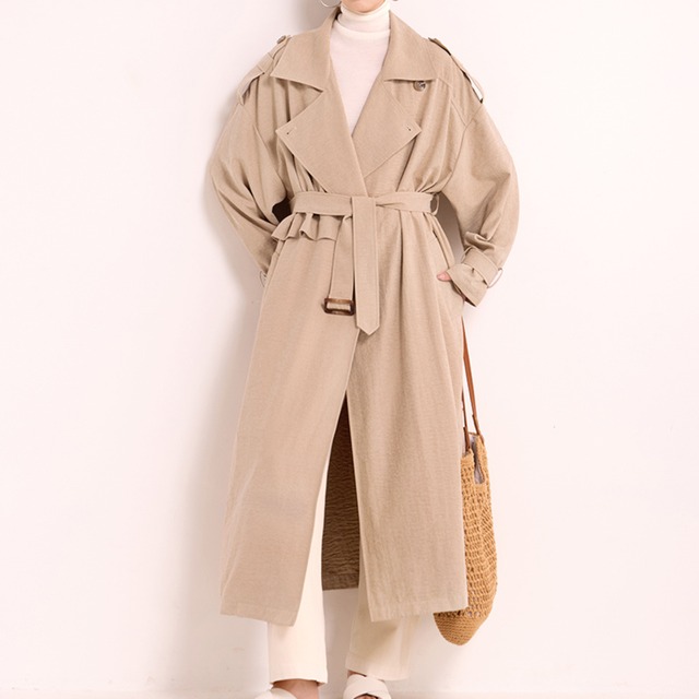 リラックスフィットトレンチコート　00905