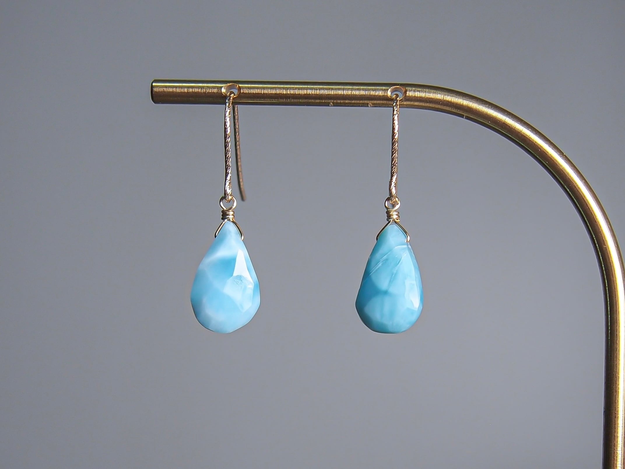 貴重 ラリマー ドロップ 13g jewelry