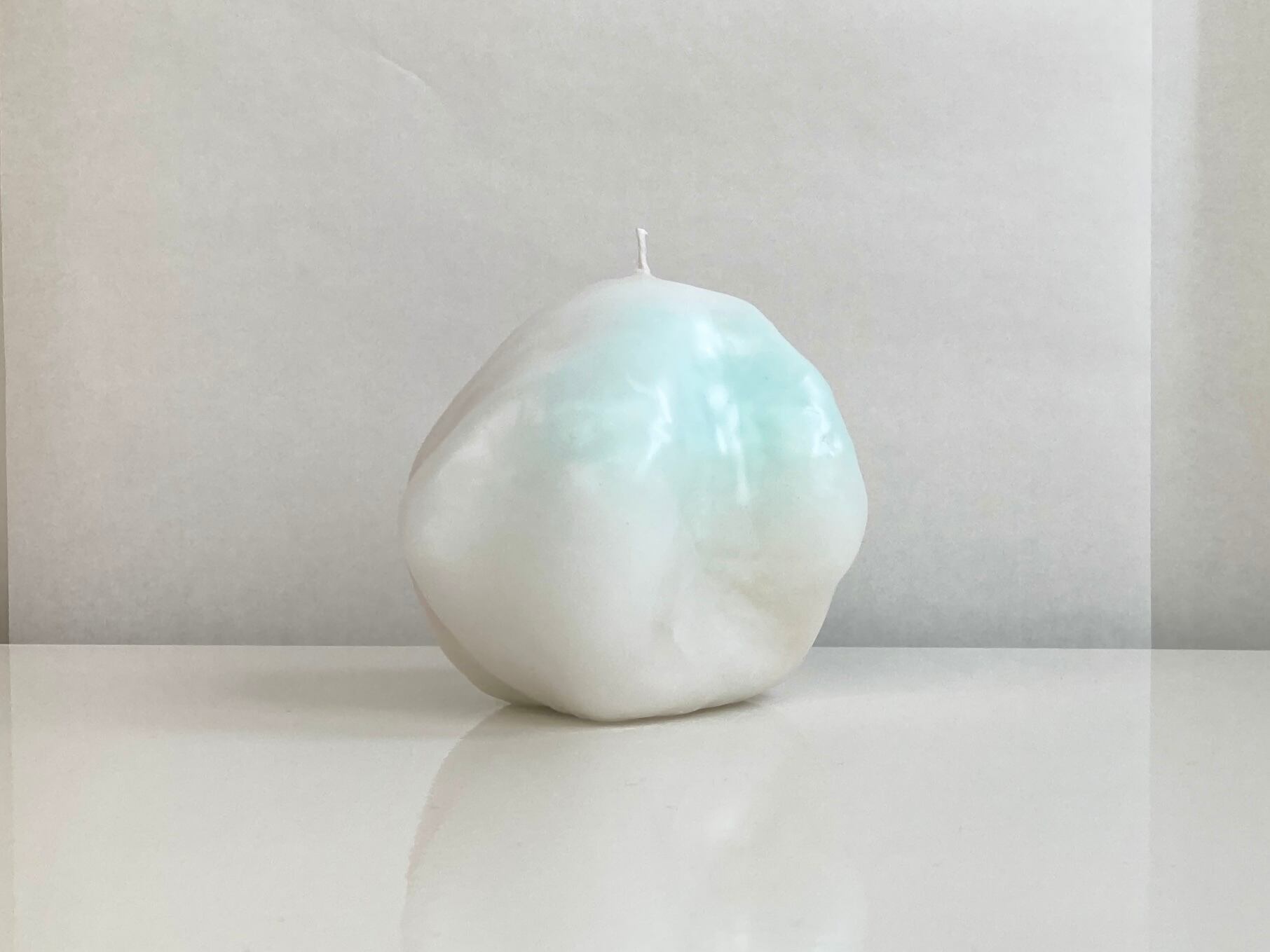 ゐる(いる)キャンドル|Lサイズ:ターコイズ&ピンク