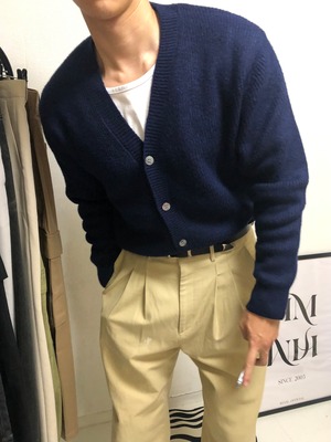 Maison Cable Honeycomb Cardigan (9color)