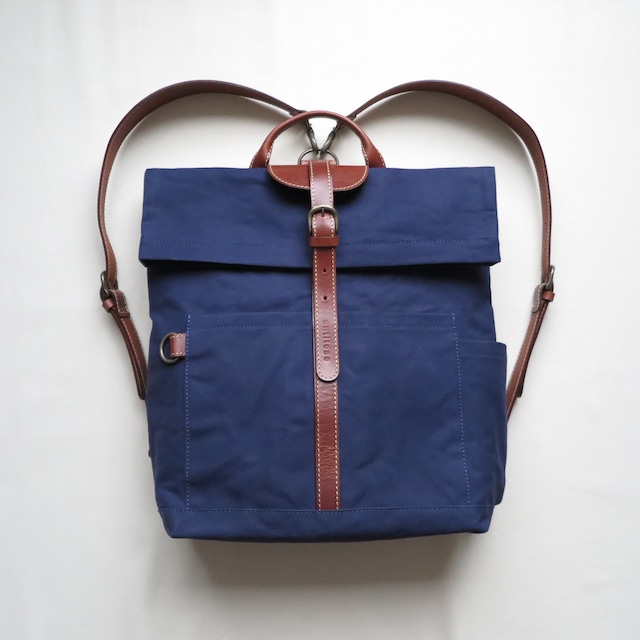 Paraffin canvas  back pack 「advantage」NAVY