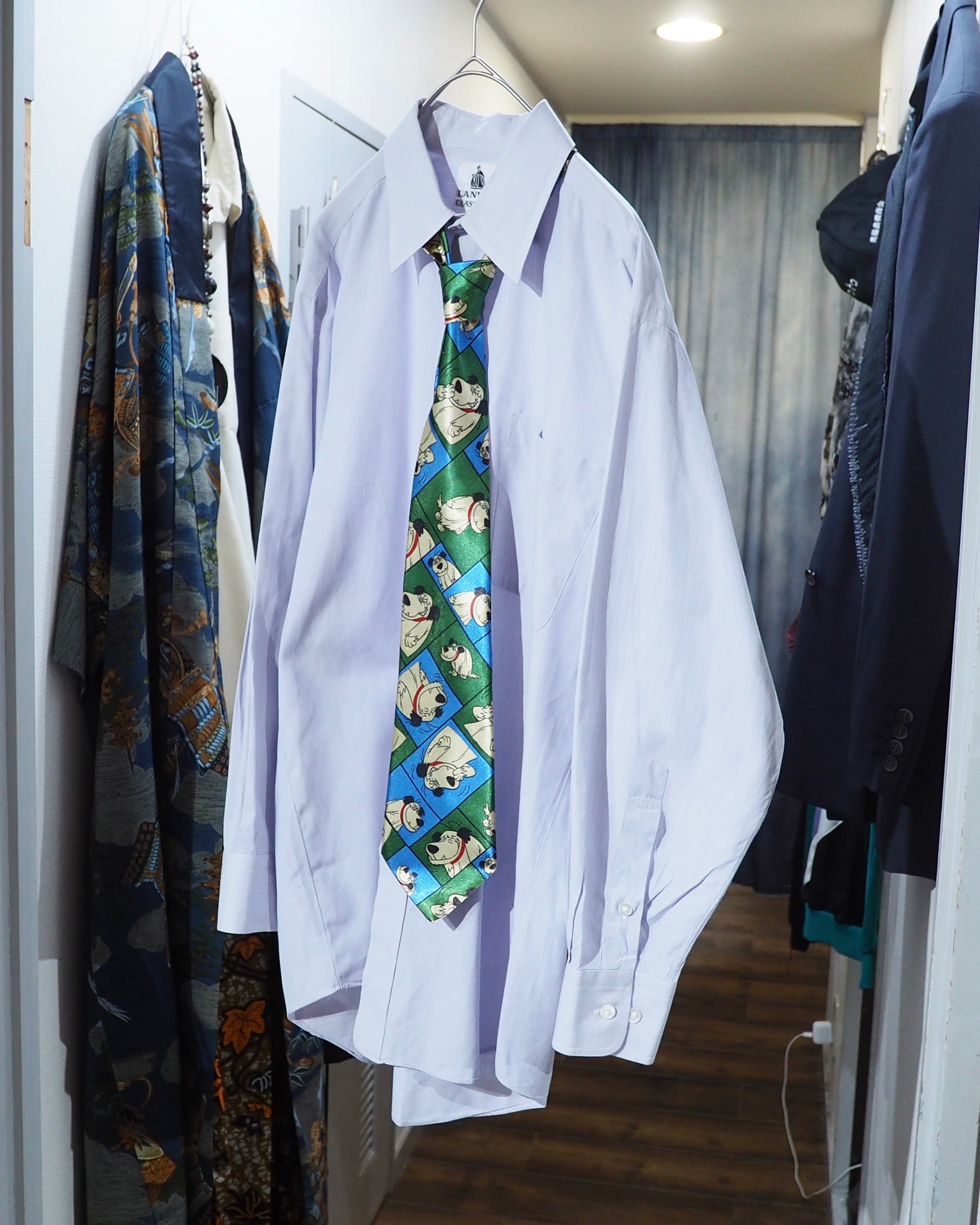 1994s " SEGA " Funny Dog printed vintage Tie