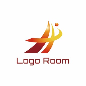 No540 飛躍のAのロゴ【アルファベット、A、グラデーション、飛躍、格好良い、建築、建設、製造、設備、企業】