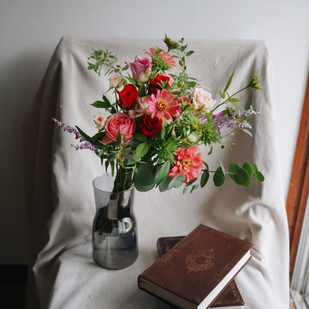 B.Klaede 「美しい花のブーケ」 肉筆 原画 アクリル画 バロック様式 ブーケ画 / Bouquet paintings – ATELIER PAYTON