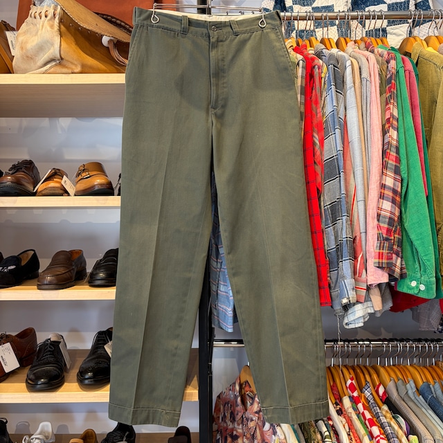 1970s LEE "CHETOPA" WORK PANT GREEN