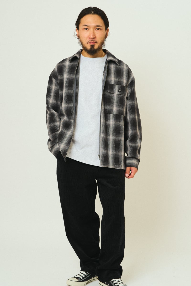 Heavy Flannel Zip Shirt Jacket - 102535700 | 【BIG MIKE / ビッグ