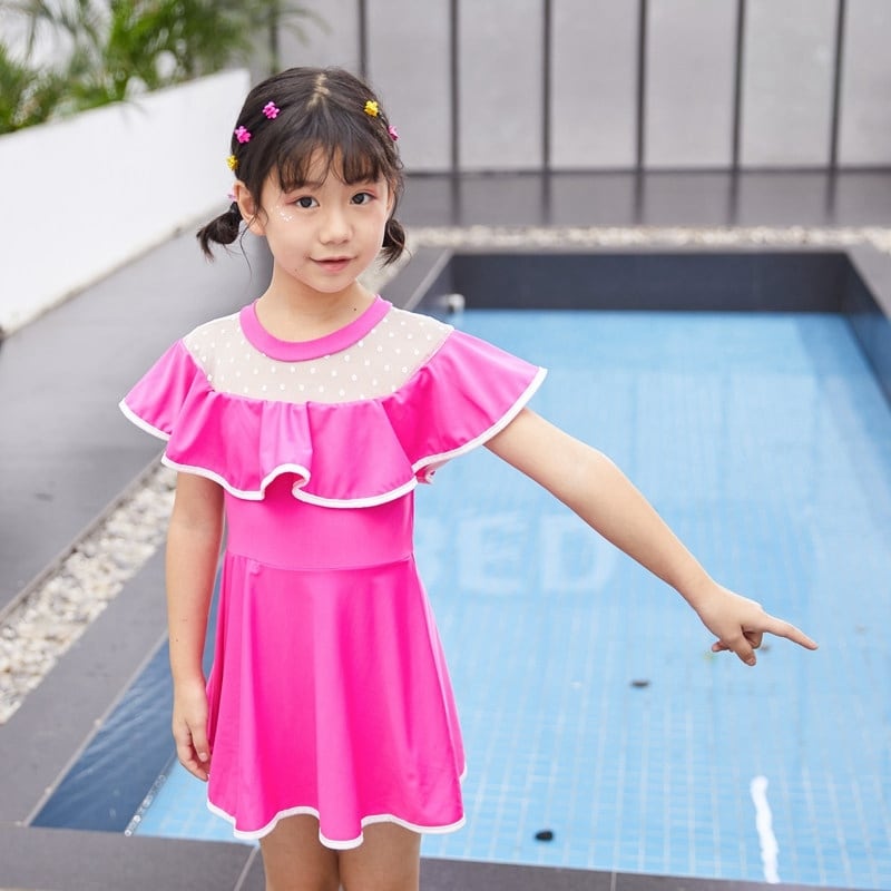 ワンピース水着 ビキニ キッズ パニエ ペチコート mi0328294764506