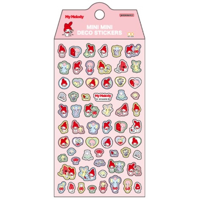 【ロット販売】【10入】ミニミニデコシールレトロSC5マイメロディ(8821126)