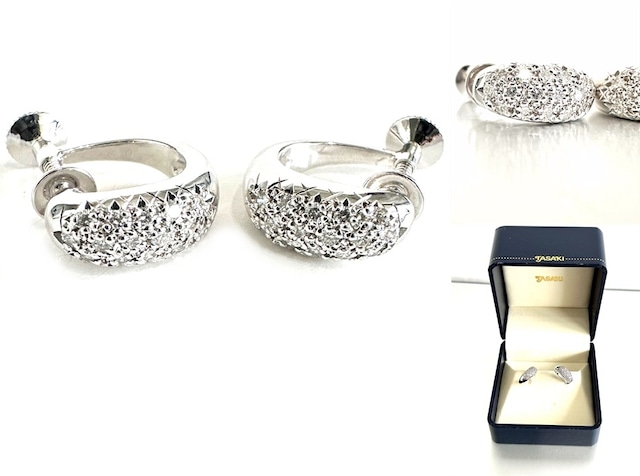 CARTIER カルティエ ミミスター イヤリング K18YG DIAMOND PAVED 