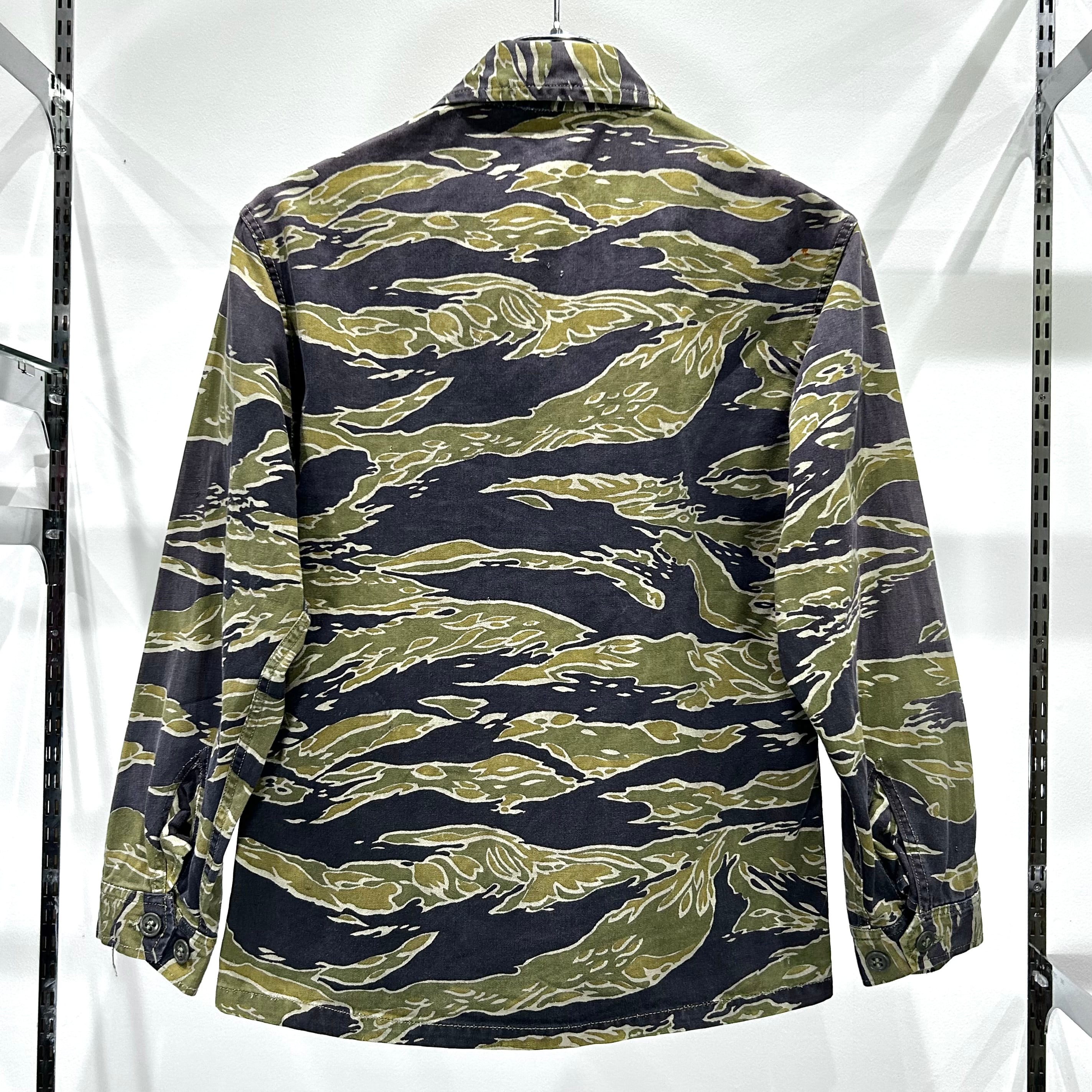 1960年代後期　ベトナム戦　実物LDD TIGER STRIPE シャツ古着 1c3d40cfe8f66f553c14805f721064