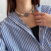 フラワー マンテルネックレス  ［GSN053］