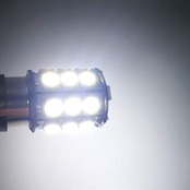 HooMoo 24V LED 車用 ホワイト S25シングル/G18 （1156 BA15s） トラック デコトラ ダンプ バス 大型車用 バルブ ウインカー マーカー球 ターンライト ブレーキランプ サイドフラッシャーランプ 汎用 10個セット