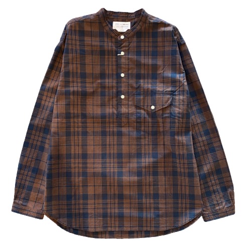 ENDS and MEANS／Band Collar P/O Shirts