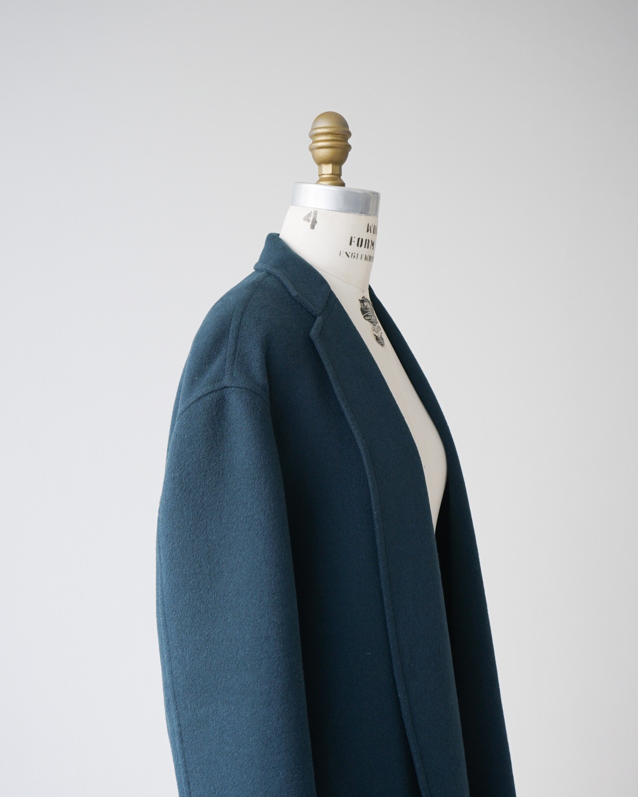 〈CÉLINE by phoebe philo〉Egg Crombie Coat