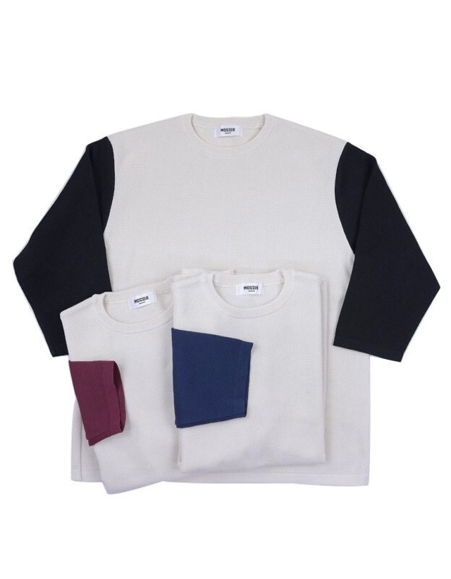 MOSSIR(モシール)～"Carpenter" Base Ball Knit～